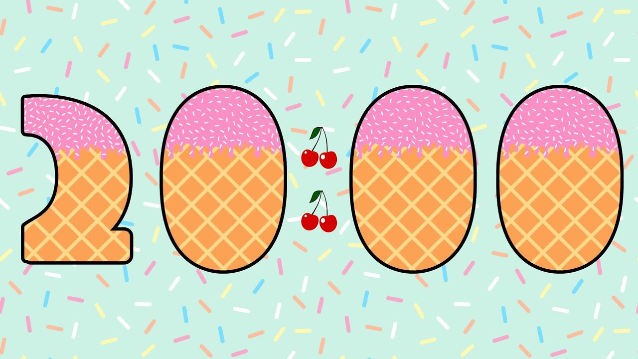 20 Minute Ice Cream Timer with Sprinkles