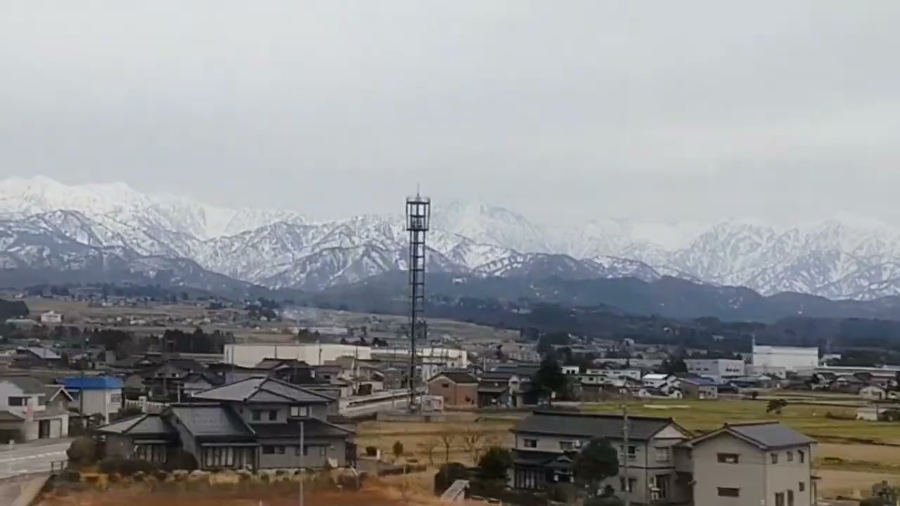 かがやき534号の北アルプス26.3.6