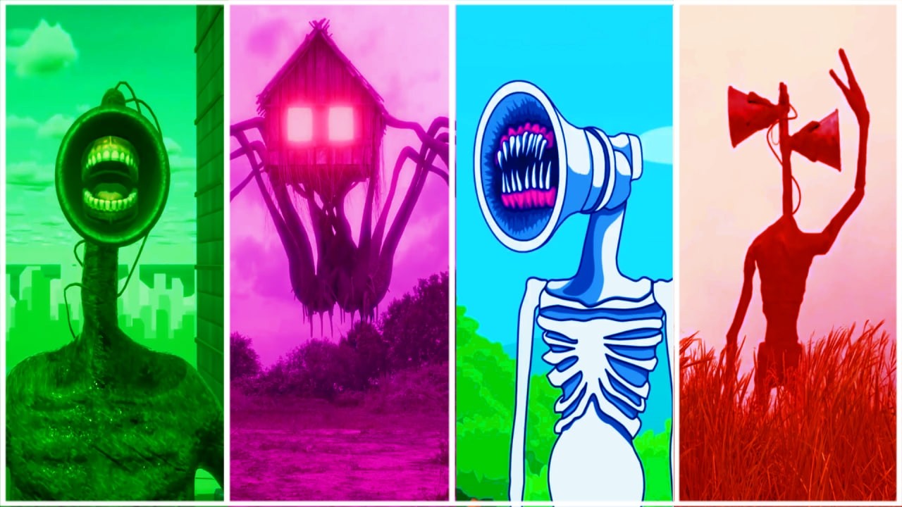 Siren Head Hause Head Megamix MegaBattle