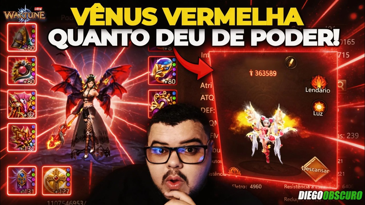 Giga UP na Maga do Wartune Ultra Será que a Venus Ficou Vermelha?