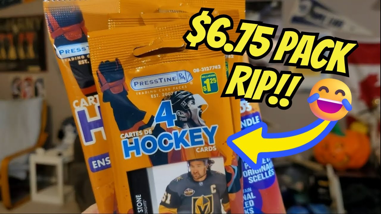 JUMBO Dollarama Hockey Card Pack RIP $6.75 in Packs LET'S GO: No Edits!