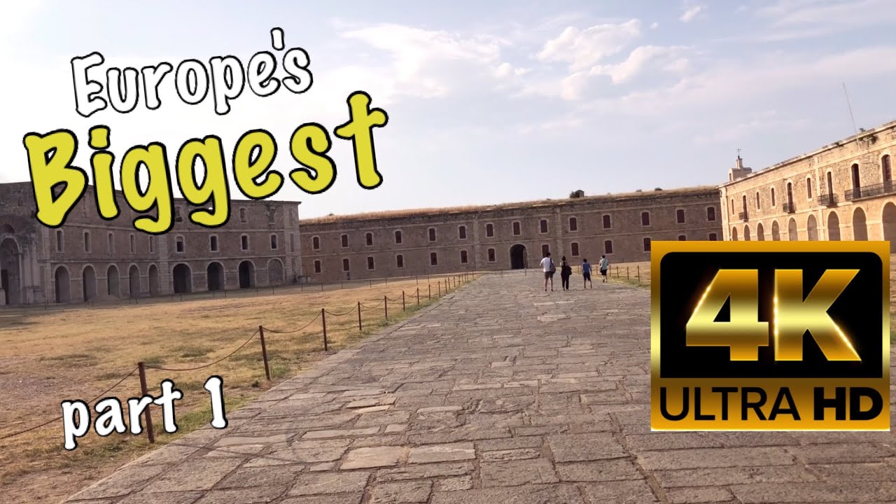 4K Walking Europe's Biggest Fortress 🏰 Spain Figueres | Castell de Sant Ferran part 1
