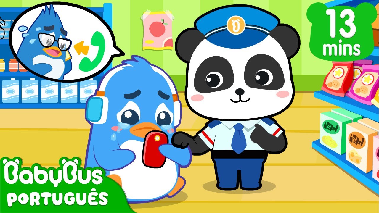 Policial Kiki, Cadê o Meu Papai? | O Que Fazer Se Você se Perder | Desenho Infantil | BabyBus