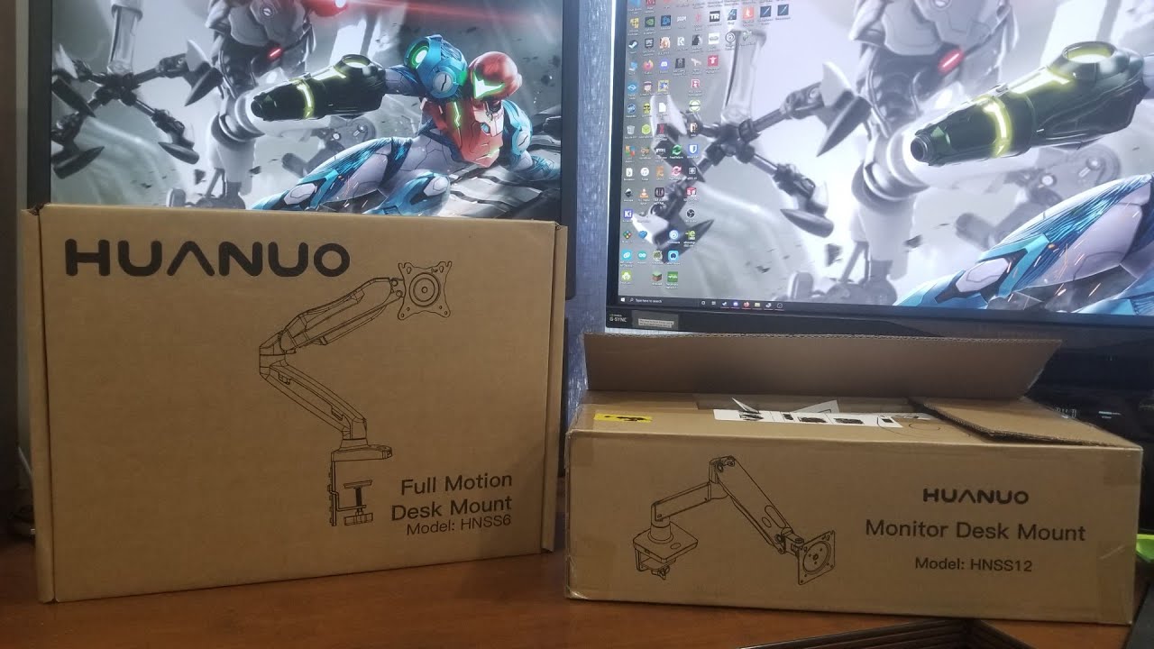 Huanuo Monitor Arm Comparisons // HNSS6 vs HNSS12
