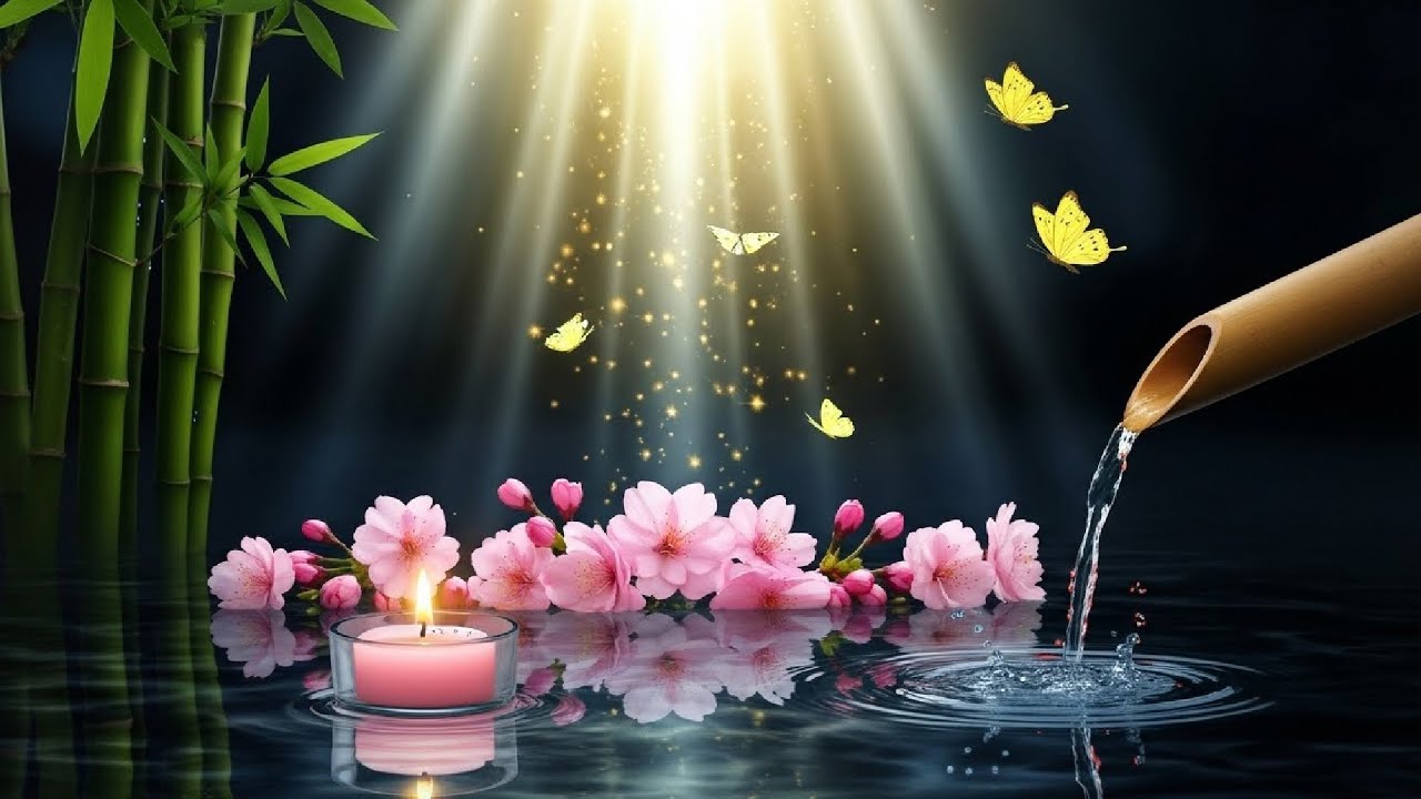 Golden Zen Garden 🌸 Deep Relaxing Music for Inner Peace