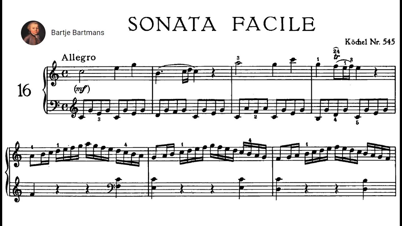 Mozart - Piano Sonata No. 16 