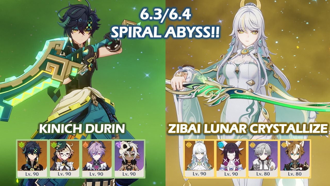 Kinich & Zibai | 6.3 6.4 Spiral Abyss | Genshin Impact
