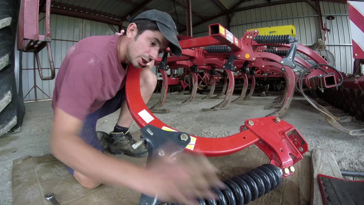 Remontage d'une dent de chisel