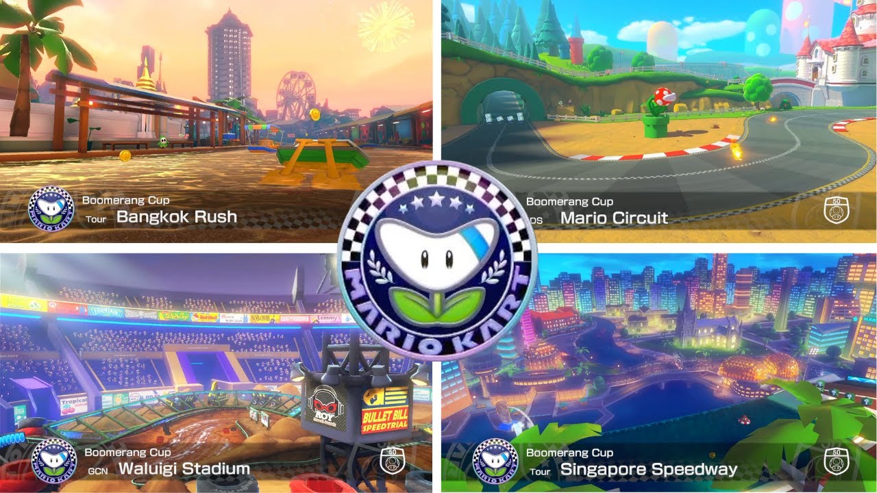 Mario Kart 8 Deluxe - Boomerang Cup - Yoshi & Baby Mario - (2 Players)