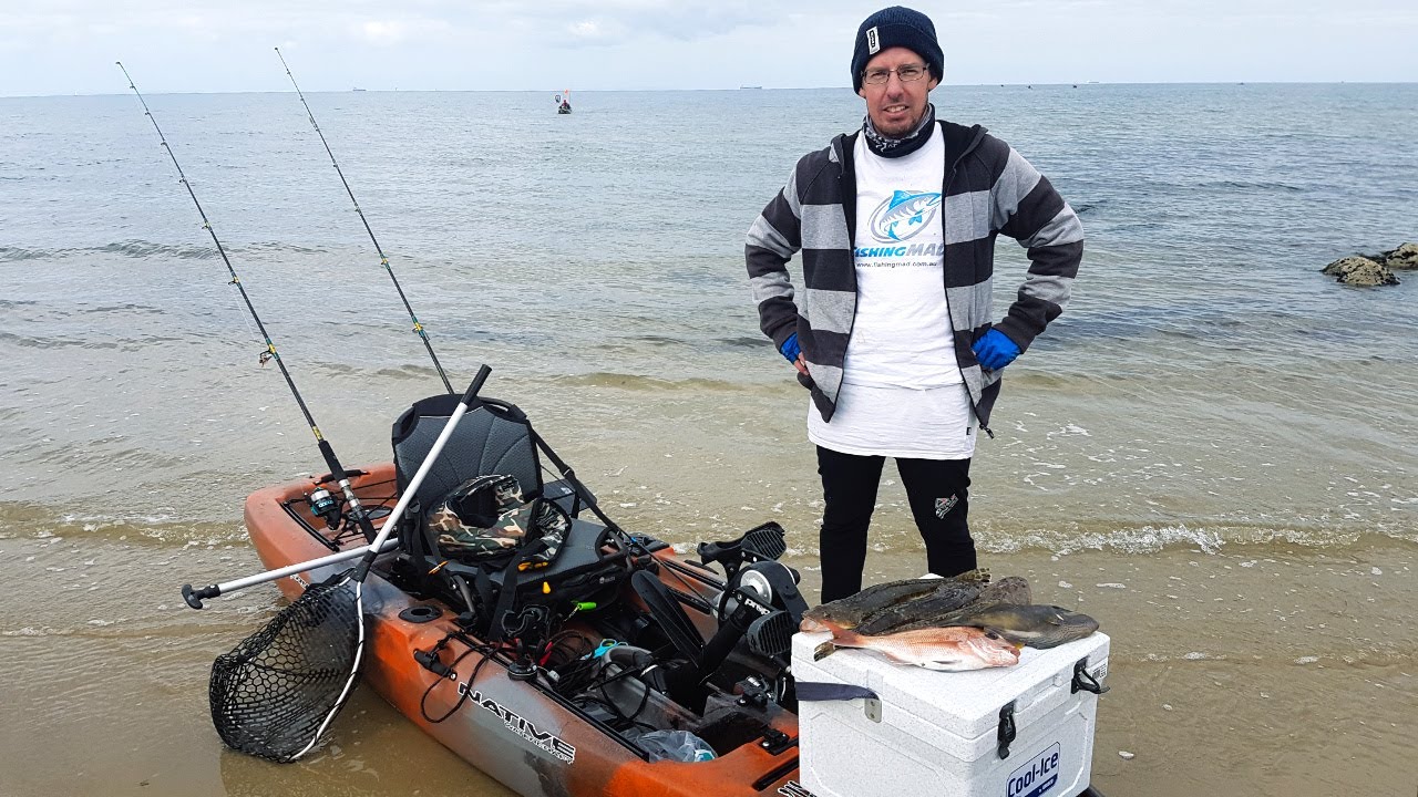 Kayak Fishing Geelong Corio Bay in a Native Watercraft Slayer 10
