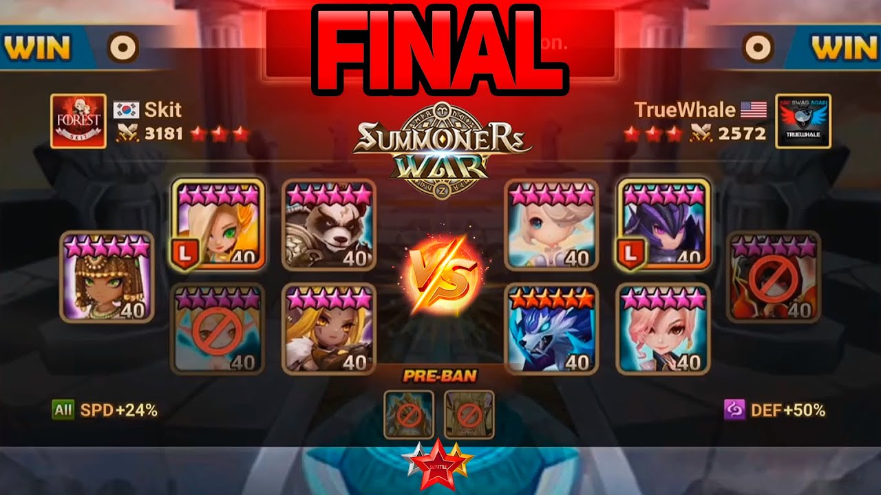 СУМАСШЕДШИЙ ФИНАЛ. SKIT vs TRUEWHALE в Summoners War Legend Tournament Season 14