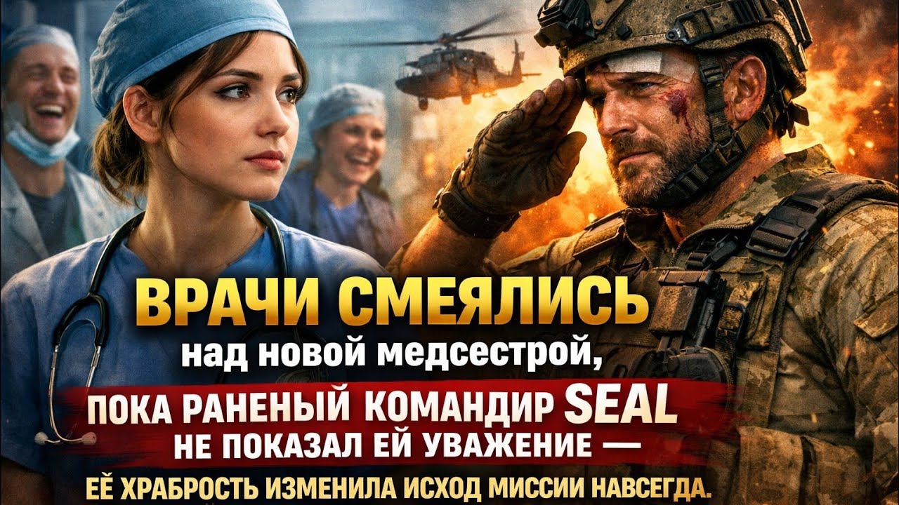 Раненый командир SEAL отдаёт честь медсестре, которую все недооценивали