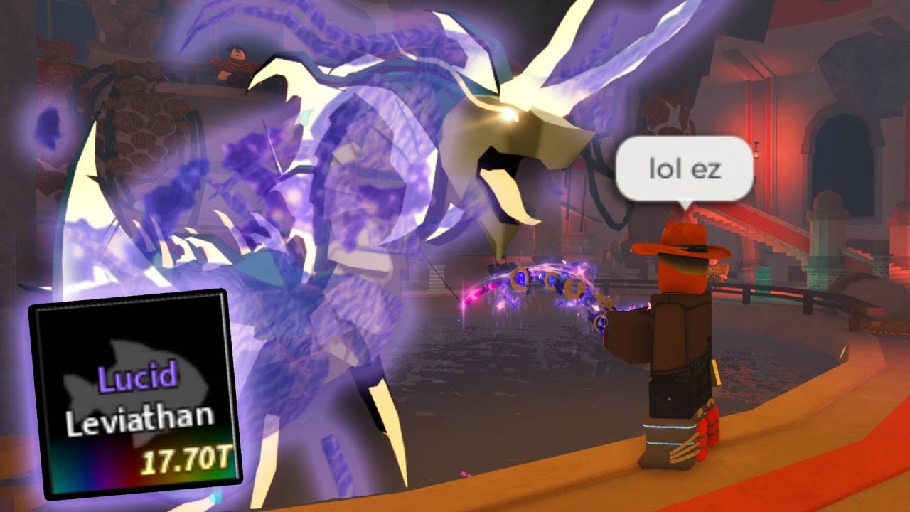 How To EASILY Get LUCID LEVIATHAN In FISCH Roblox...