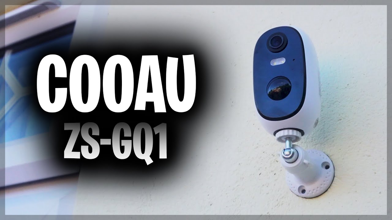 COOAU Wireless Security Camera Outdoor with Rechargeable Battery | ZS-GQ1