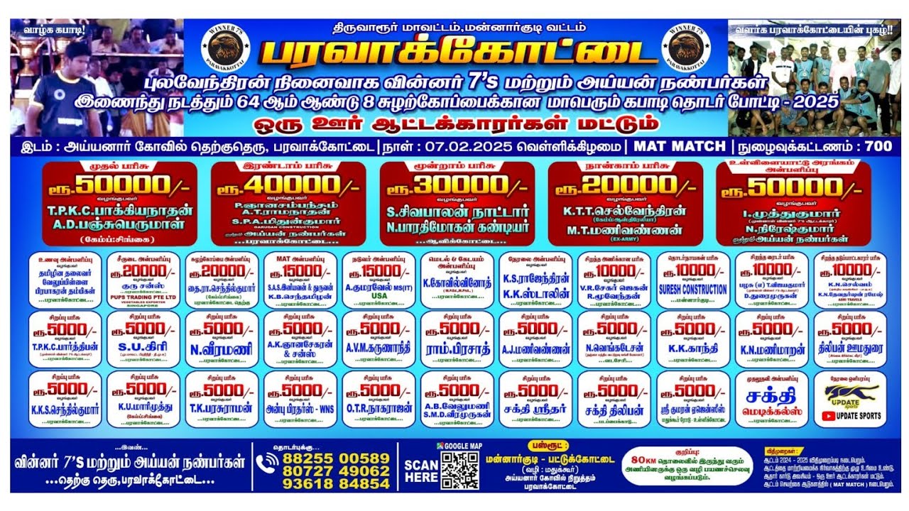 Round 2 | PARAVAKOTTAI  vs THIRUMANGALA KOTTAI  | #paravakottai MENS  KABADDI TOURNAMENT