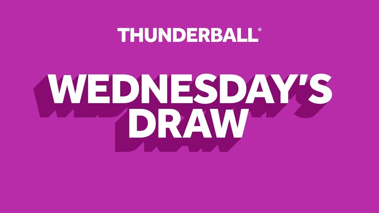 The National Lottery Thunderball Draw Live results from Wednesday 01 July 2026 | Thunderball