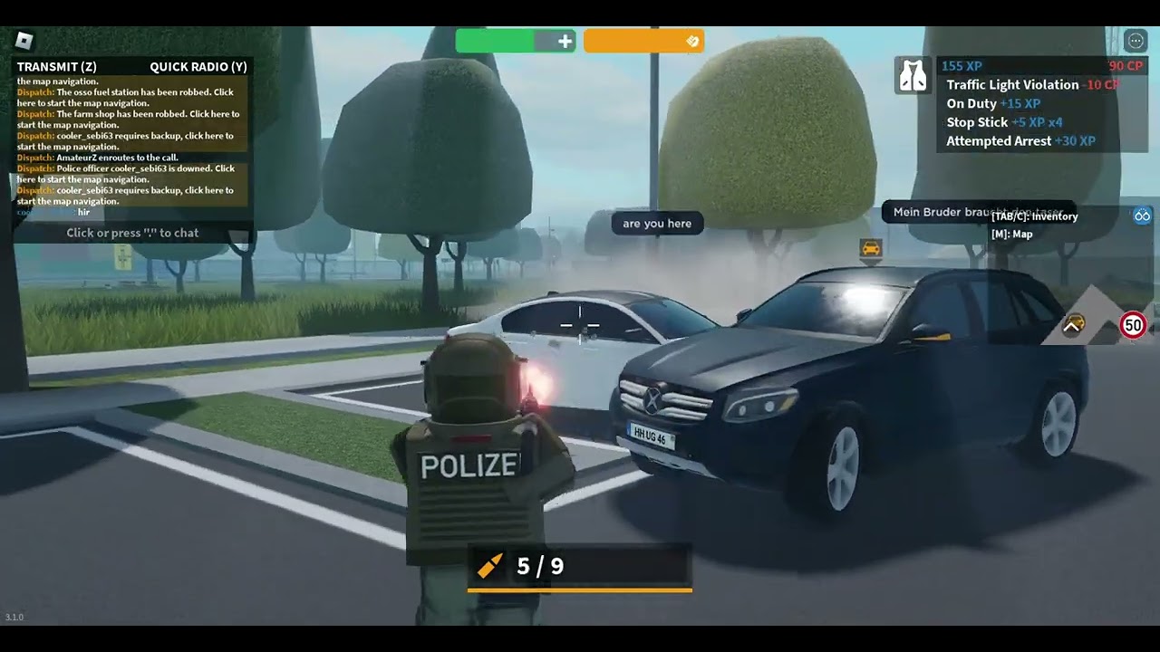 Emergency Hamburg SEK Long Gameplay [Shoots Fired! 1000 XP!] | ROBLOX (AmateurZ) Pt.1