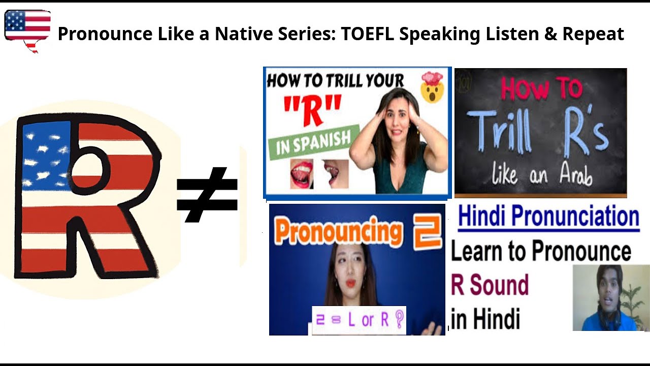 R Trouble: Don’t Trill or Tap—Say It the American Way!