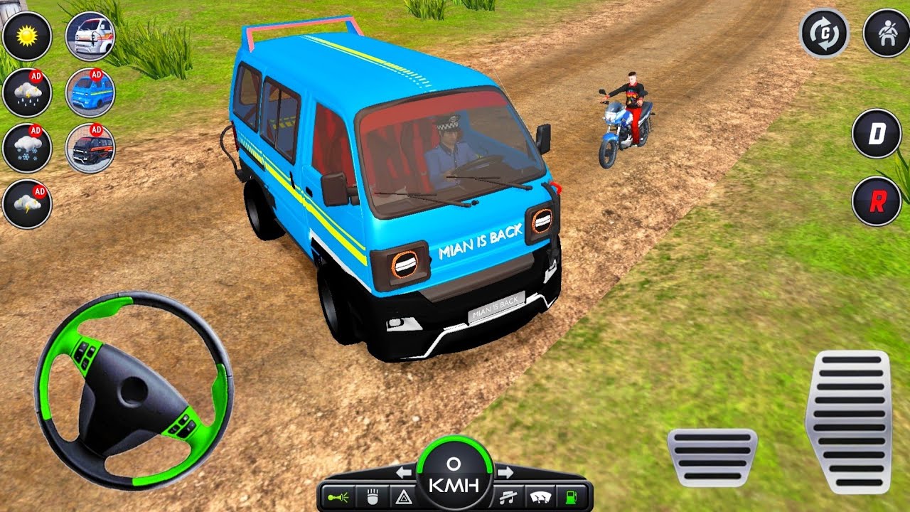 Van Driving Simulator Games 2026 - Public Minibus Realistic Offroad Driving - Android GamePlay