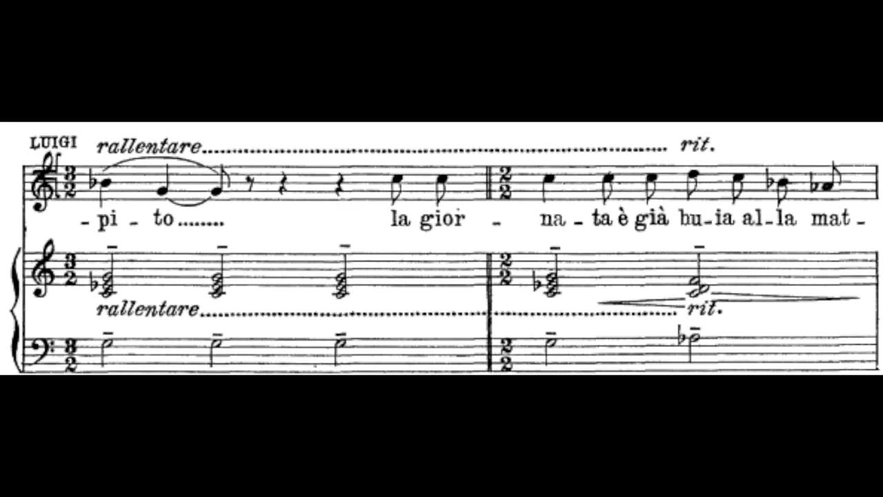 Hai ben ragione - Giuseppe Giacomini -  Il tabarro - Puccini