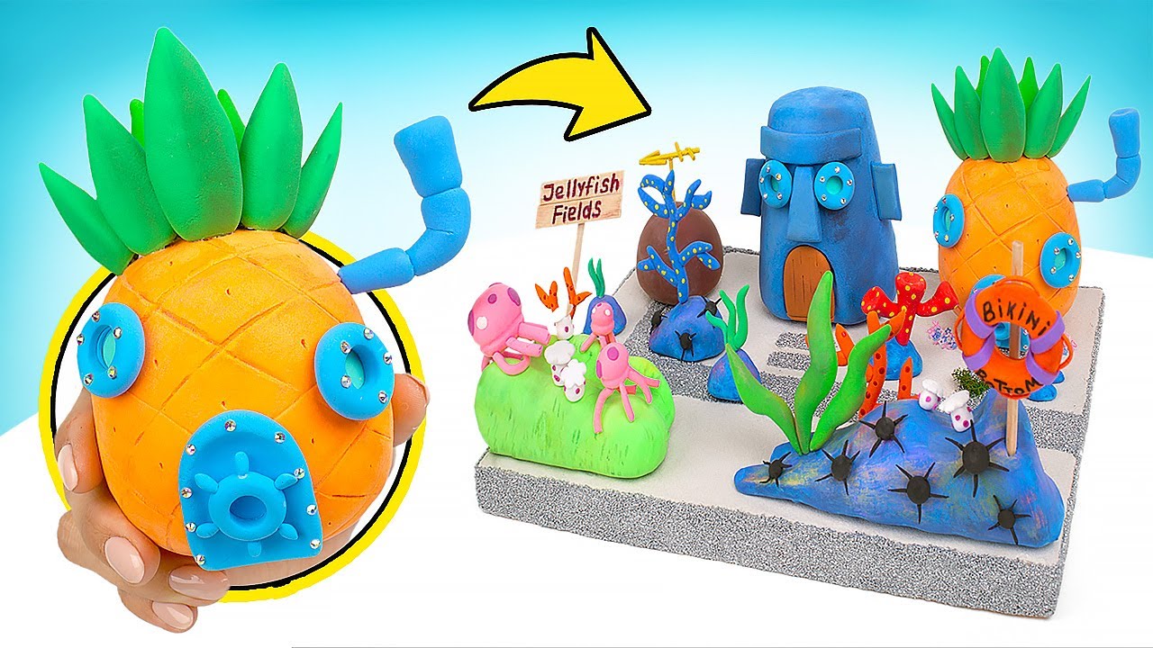 DIY El mundo en miniatura de Bob Esponja