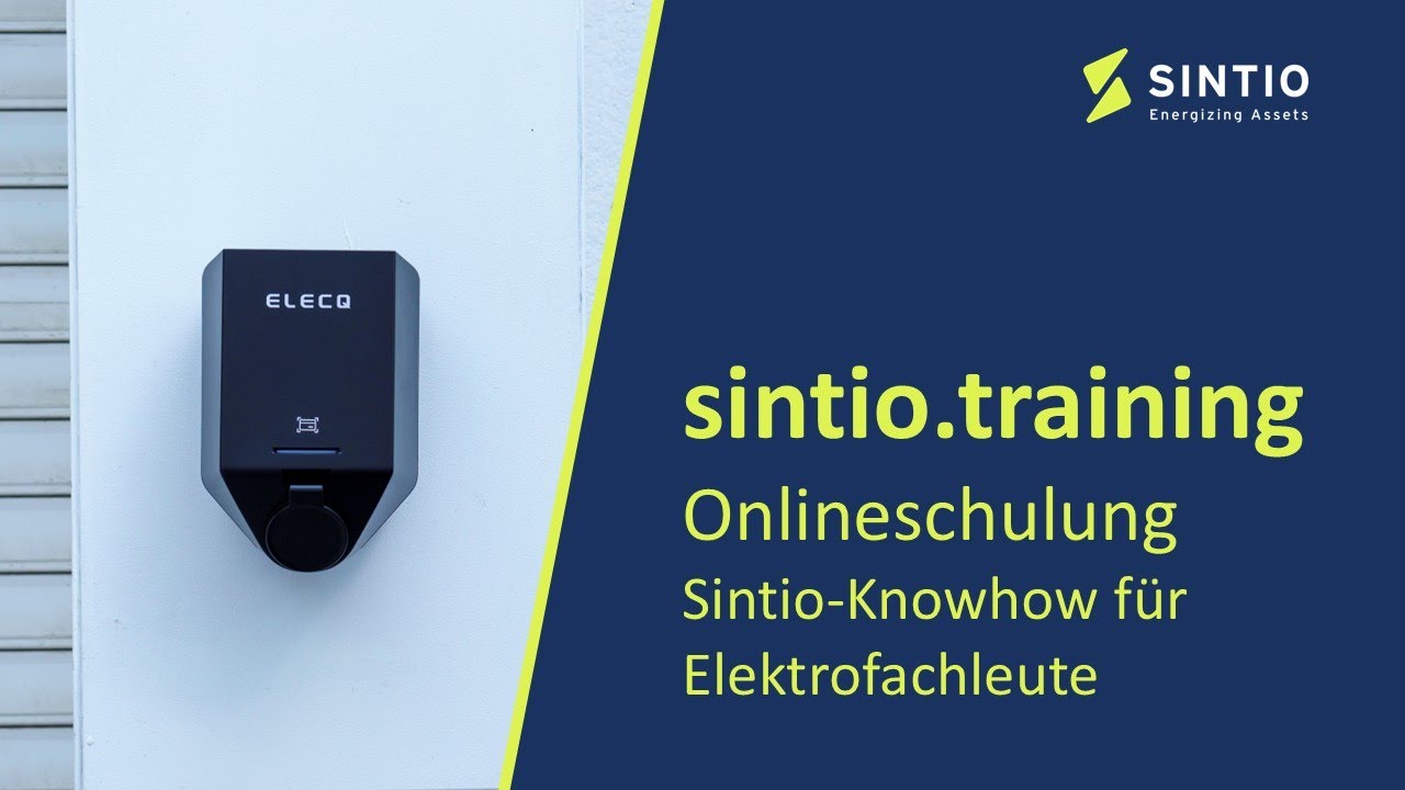 sintio.training | Vorstellung & Integration ELECQ | Onlineschulung vom 20. Januar 2026