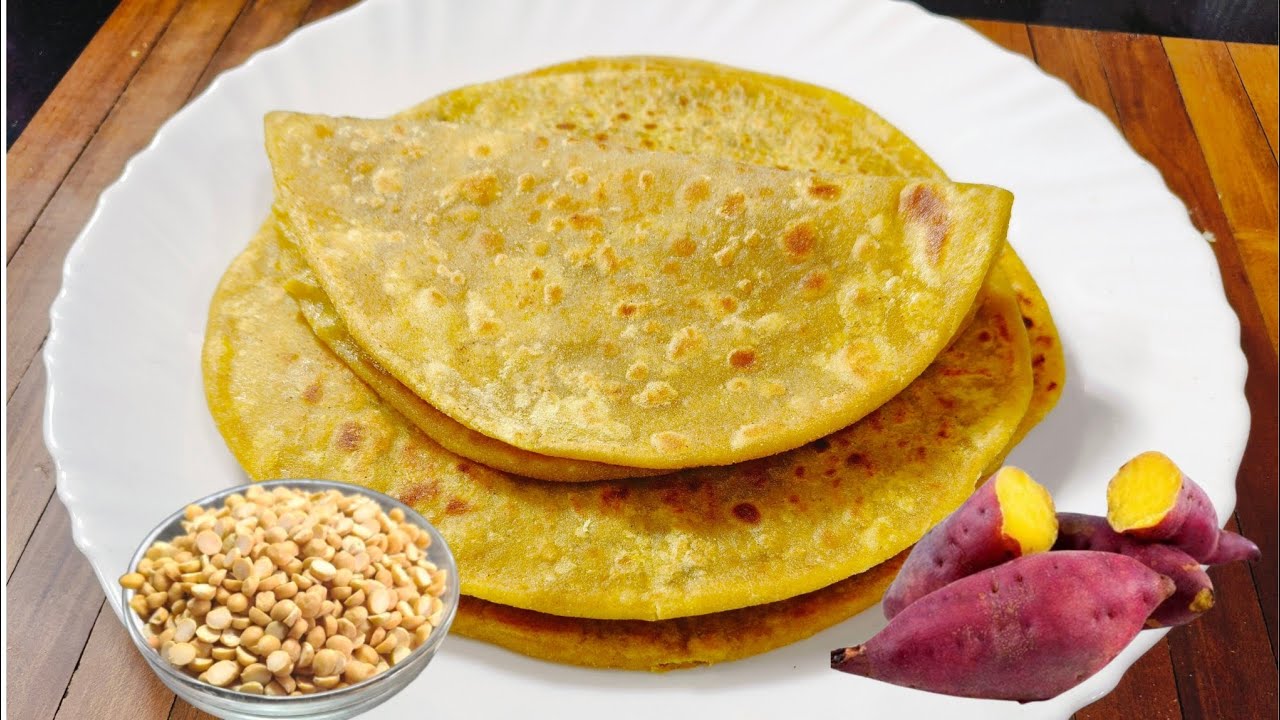 Sweet Potato & Chana Dal Gud Paratha | मुंह में घुल जाने वाला मीठा पराठा@Milisingha2411 #youtube 
