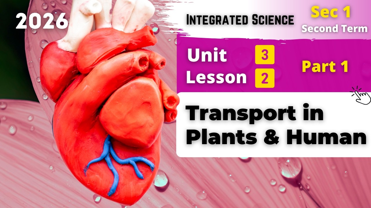 Sec.1 | Transport in Plants & Human | Unit 3 - Lesson 2 - Part one | Integrated Sciences