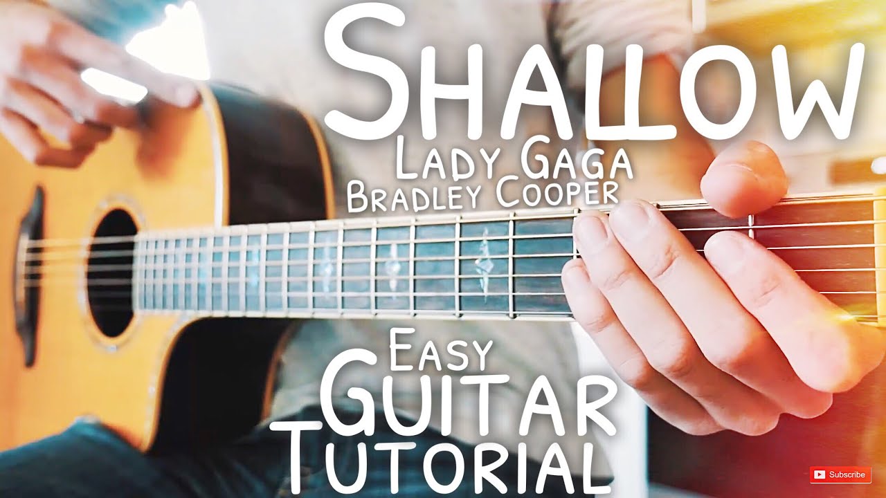 Shallow Lady Gaga Bradley Cooper Guitar Tutorial // Shallow Guitar // Guitar Lesson #567
