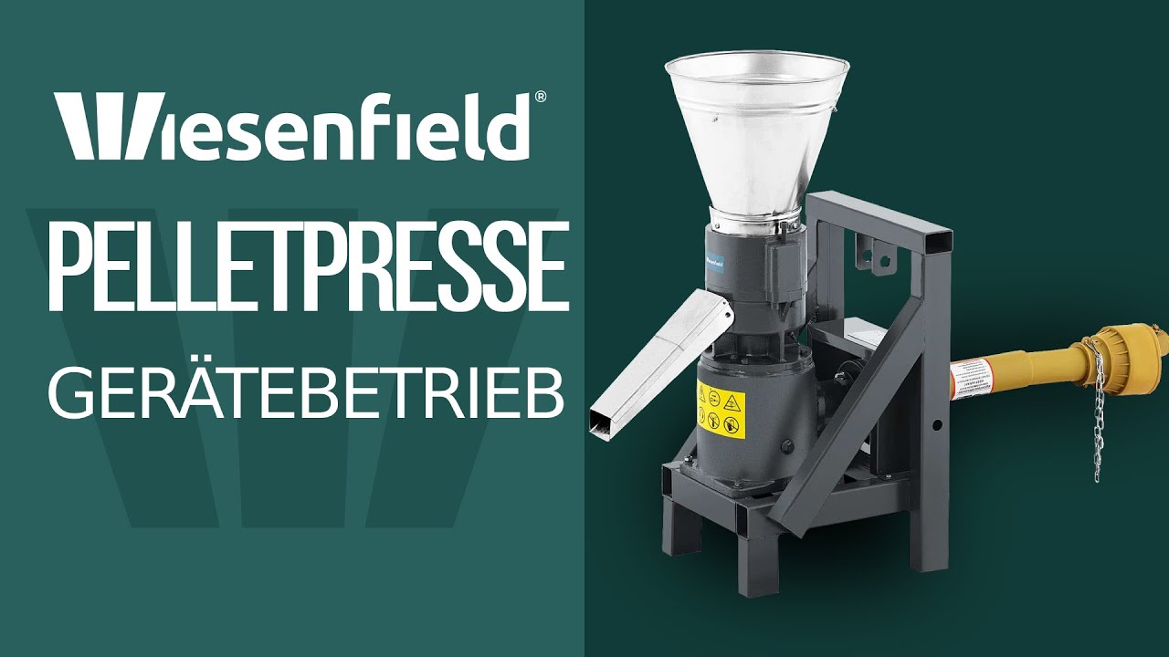 Pelletpresse Wiesenfield WIE-PM-2500 | Gerätebetrieb