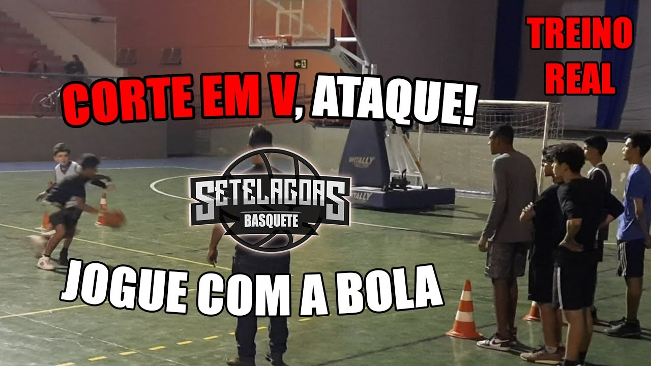 TREINO DE BASQUETE - JOGUE FÁCIL E MARQUE PONTOS - CORTE EM V