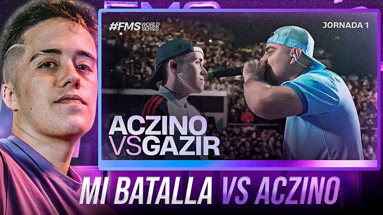 GAZIR reacciona a su BATALLA vs ACZINO en FMS WORLD SERIES 🌐