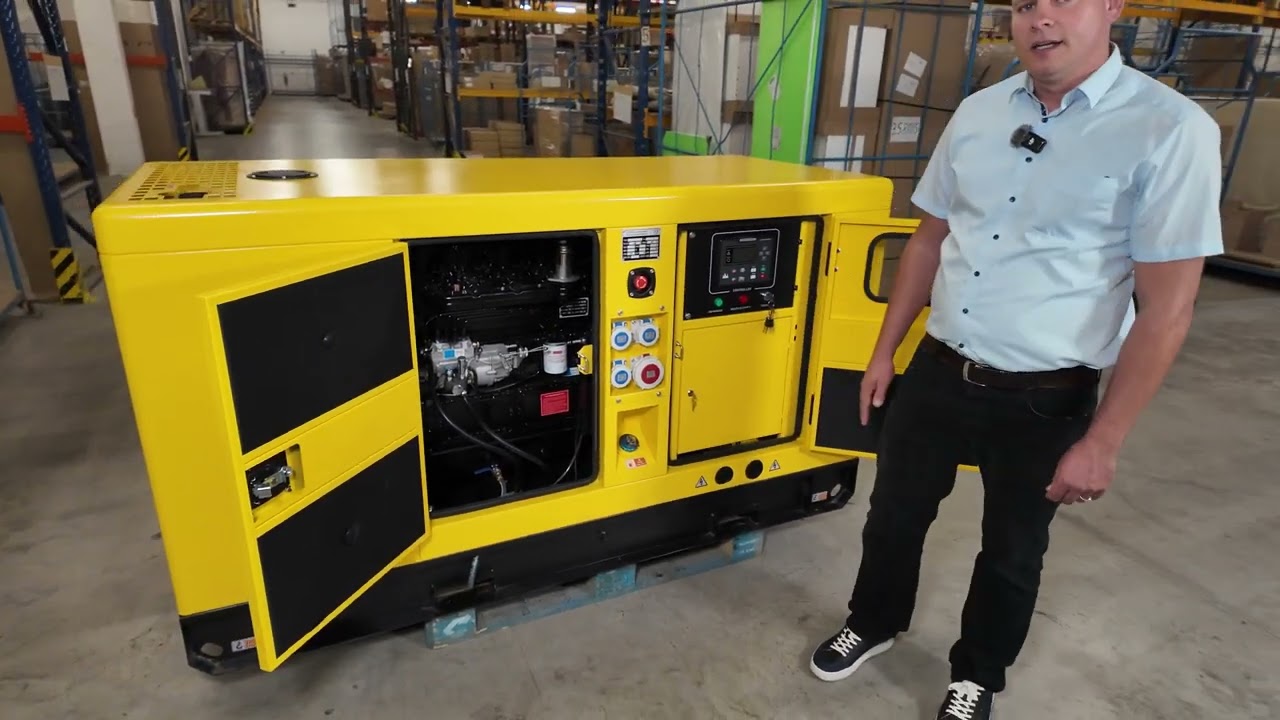 Tendyck Maschinen pr&auml;sentiert: RTE 50 kVA Notstromgenerator &ndash; 40.000 W Leistung