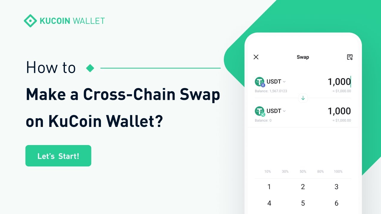 How to make a cross-chain swap on KuCoin Wallet?