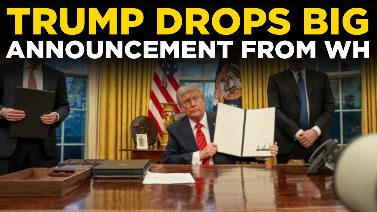 Trump LIVE | Trump Latest News Live | Donald Trump Makes Big Announcement | Trump Speech | US News