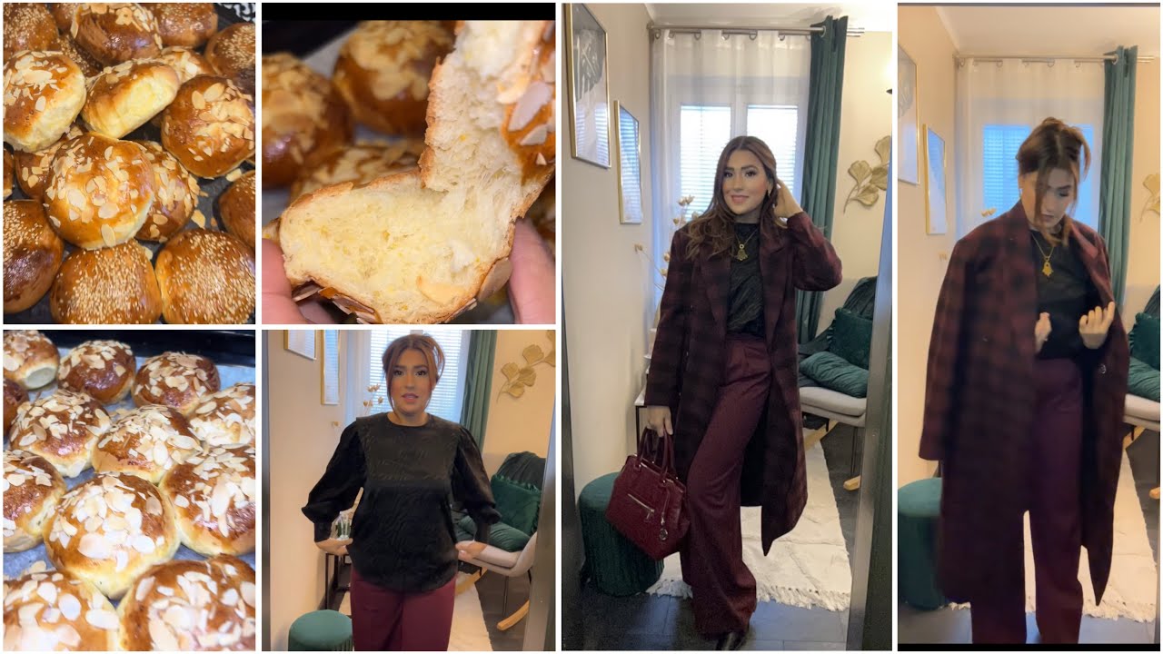 لمونة🇩🇿البرتقال🍊بريوش👍هشيش👌وبنين🤤look tendance en Bourdeau🥰brioche à l’orange 🍊