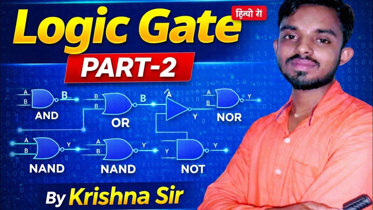 Logic Gate Complete Chapter | 12th Physics | By Krishna Sir