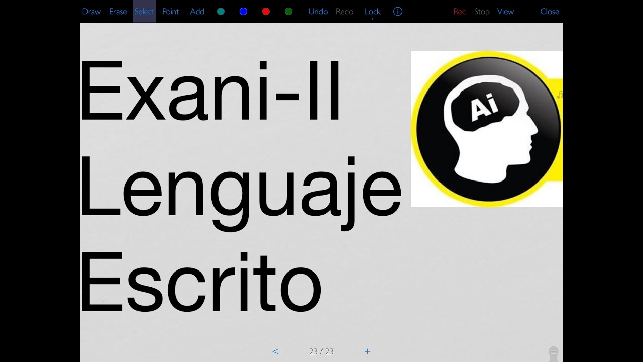 Exani-II Lenguaje escrito