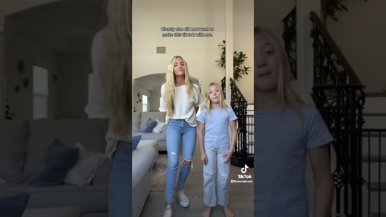 Savannah telling Everleighs shes pregnant tiktok! so cute!