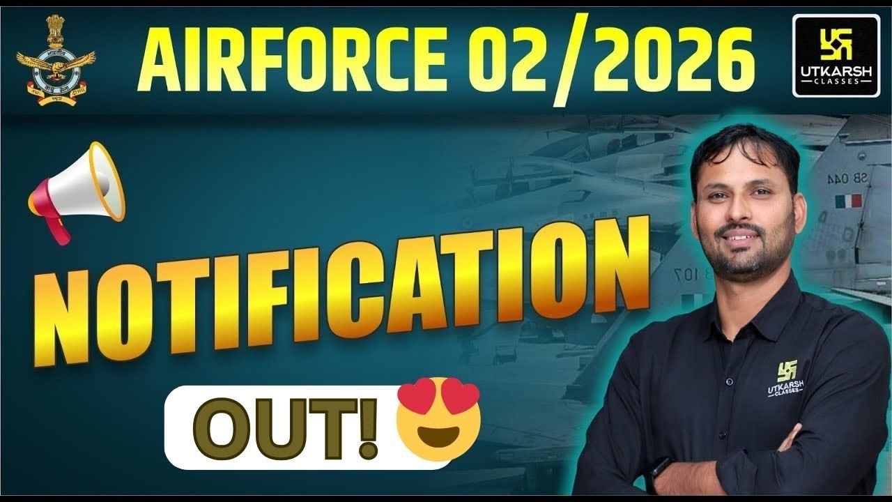 AIR FORCE 02 /2026 | Notification Out | Airforce new vacancy 2026 | RAVIKANT SIR