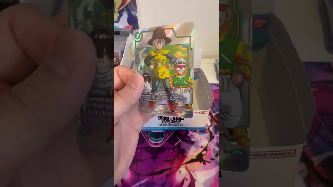 Opening my first Dragon Ball booster box for my birthday