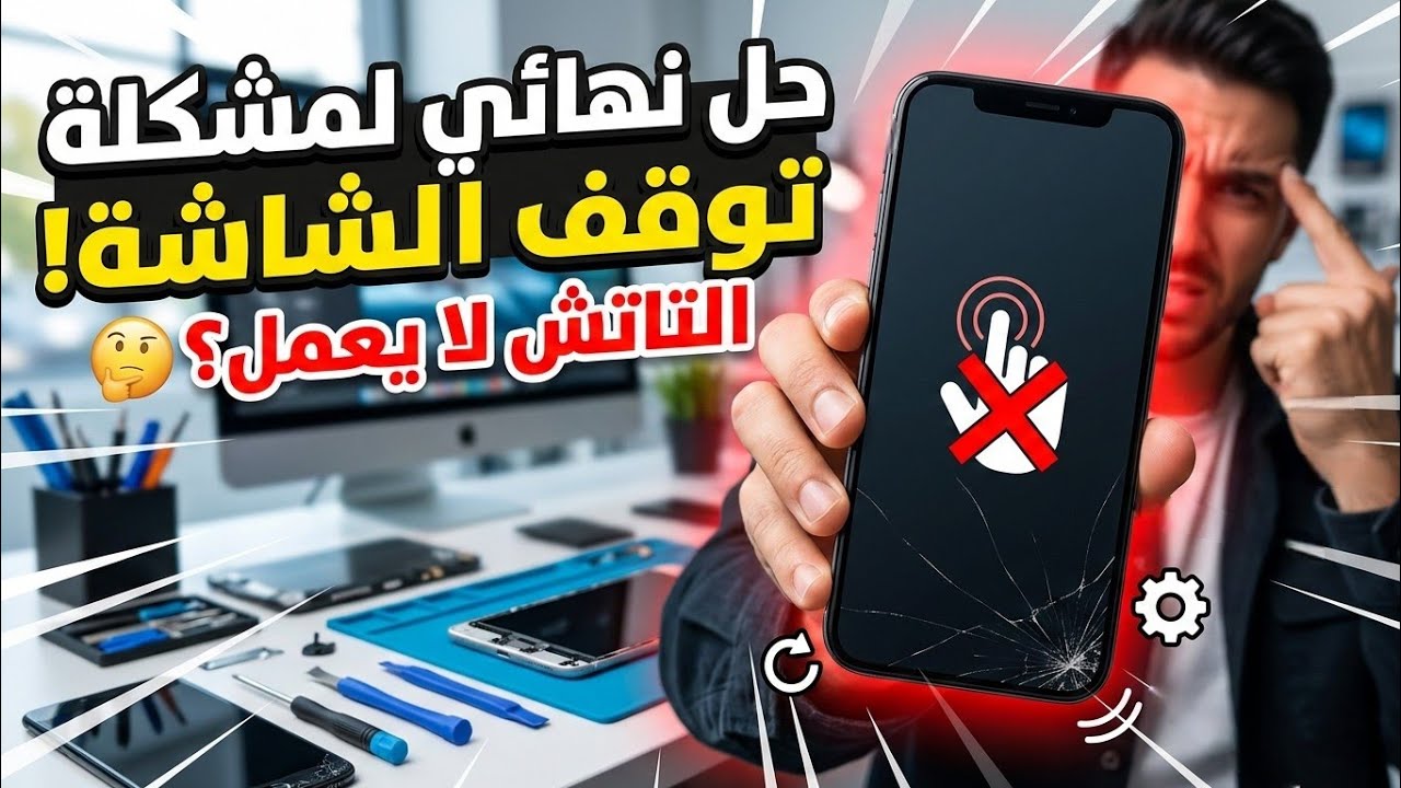 الحل النهائي لمشكلة توقف التاتش فى الهاتف