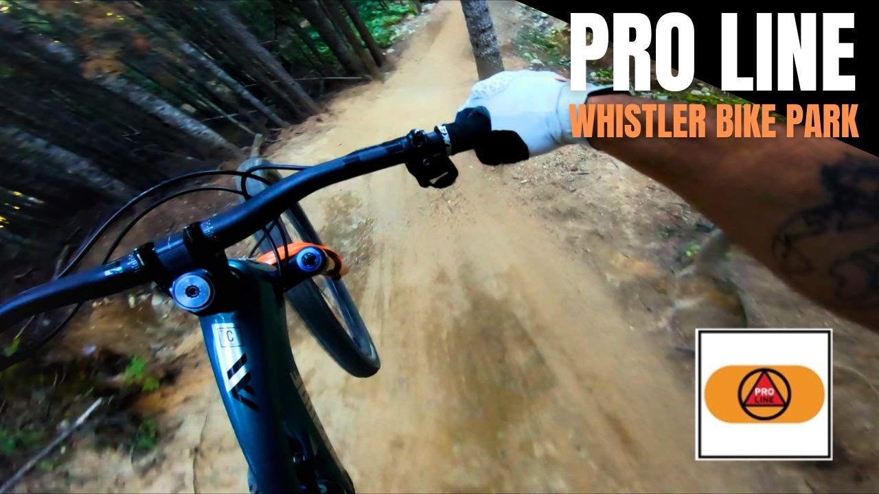 One the HARDEST Trails at Whistler Bike Park? D1 - PRO LINE