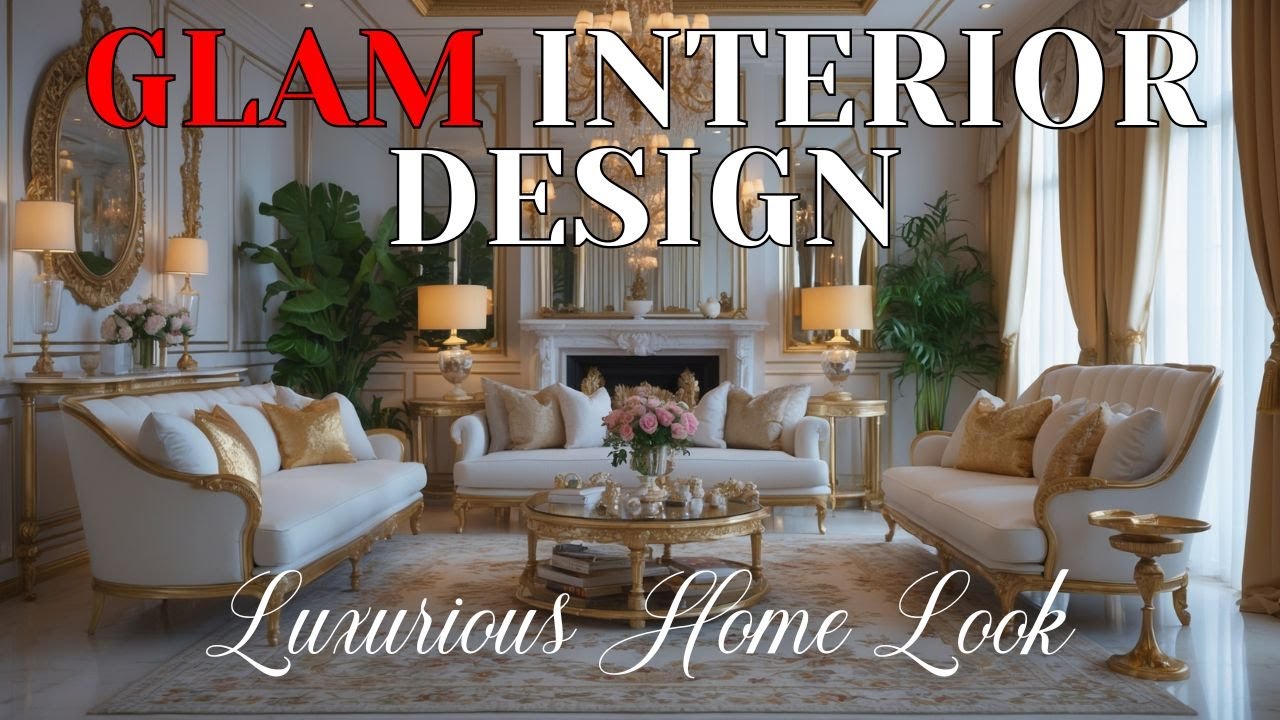 Glam Interior Design Ideas | How to Create an Opulent & Luxurious Home Look