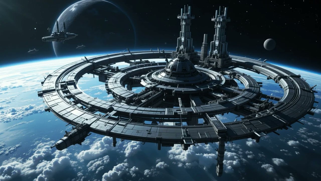Space Station Osiris 2240 year | Space Ambient SciFi Music for Work, Study & Gaming
