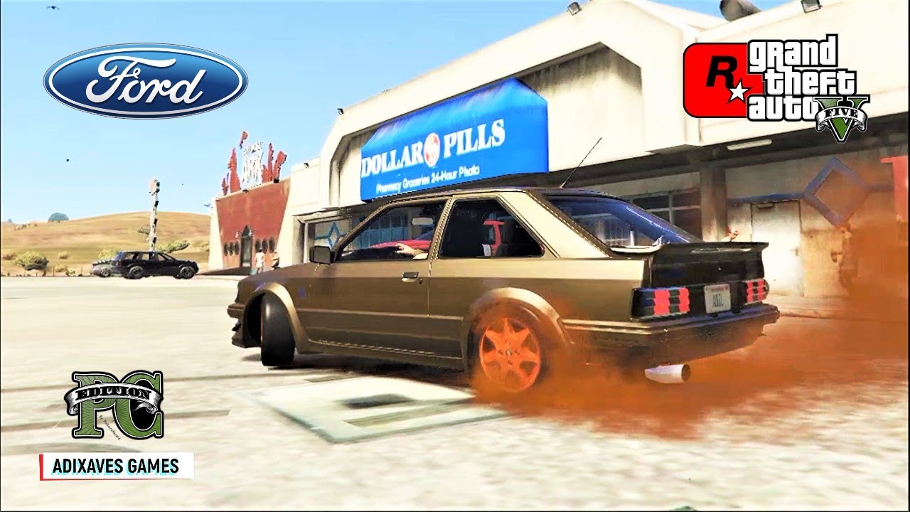 Ford Escort RS Turbo 1986 | GTA V Real Life Mods | Vehicle Review | TestDrive Gameplay @ 60fps