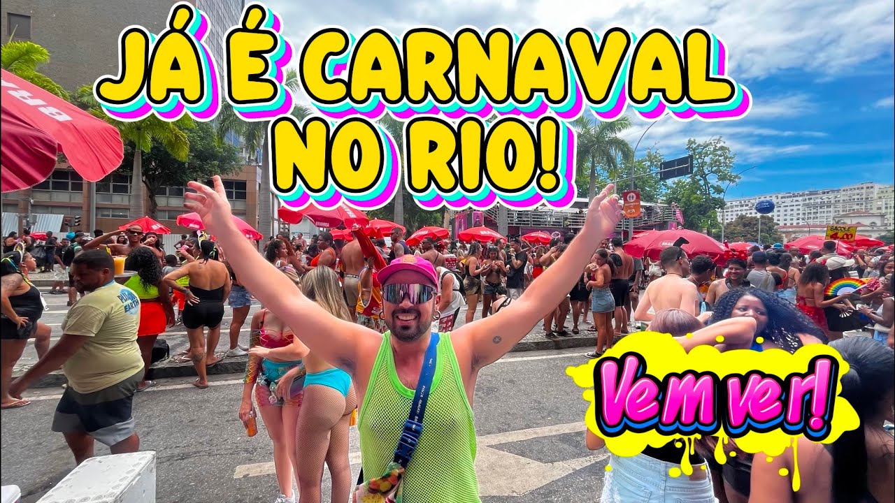 PRÉ CARNAVAL NO RIO. A magia dos blocos e a alegria dos foliões 🎉Bloco Chá da Alice.