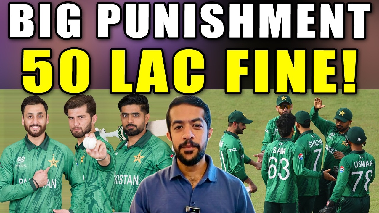 Big Action by PCB! Heavy Fine on Pakistan Team After World Cup Exit