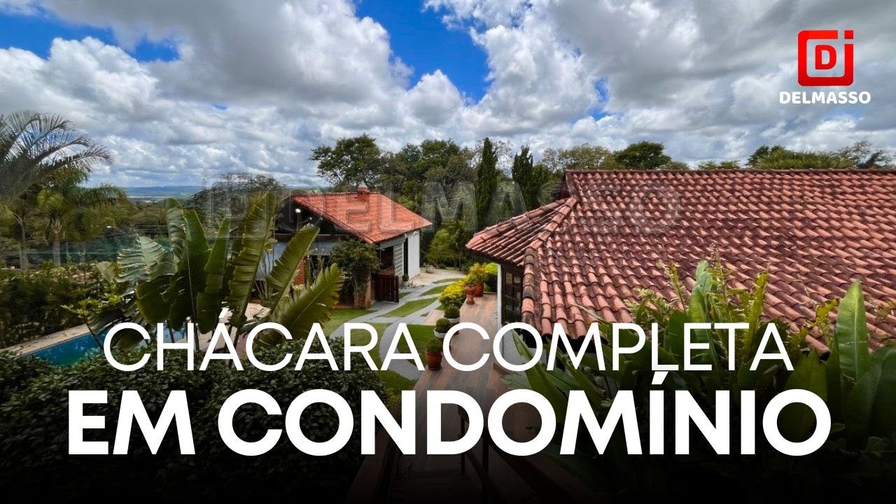 Chácara completa com vista em condomínio fechado em Ibiúna-SP!