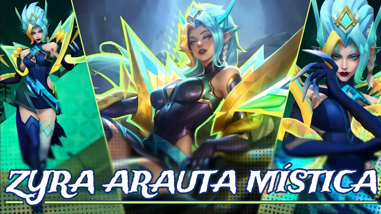TESTANDO A NOVA SKIN ZYRA ARAUTA MÍSTICA! - GAMEPLAY COMPLETA | WILD RIFT | (s'18) 